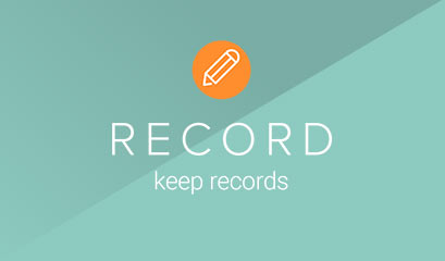 Record - keep records